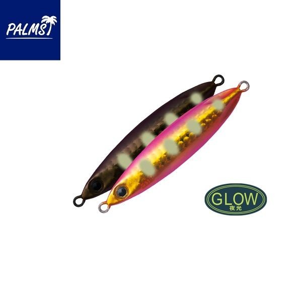 Palms Slow Blatt Cast Wide Jig 60 gr -RZ-495 Pink Edge Glow