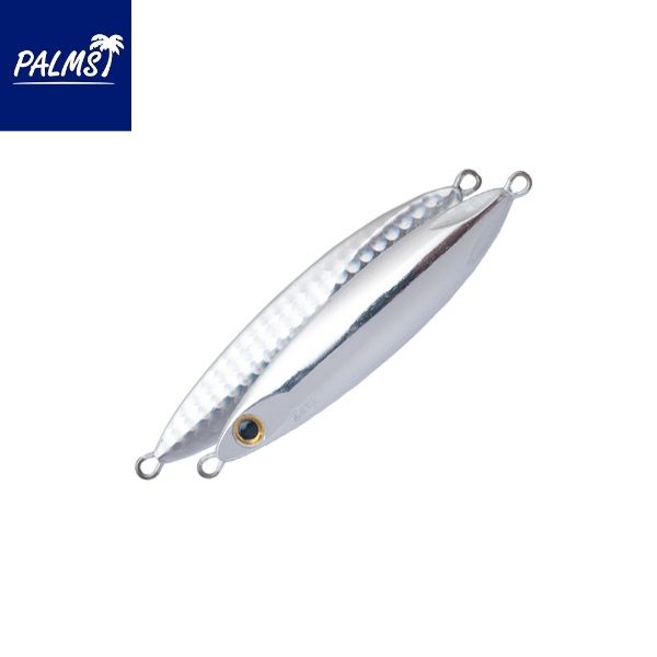 Palms Slow Blatt Cast Wide Jig 60 gr -AL-491- Glittering Silver