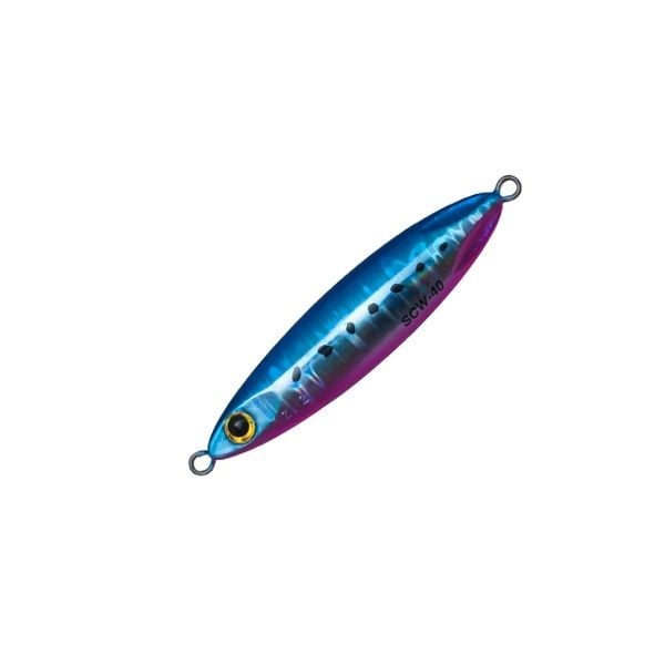 Palms Slow Blatt Cast Wide Jig 60 gr -MG-09 -Blue Pink