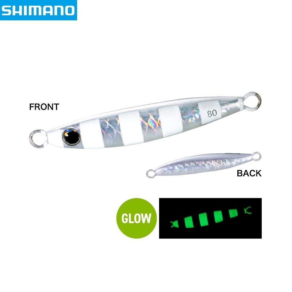 Shimano Ocea Fallshot 80 gr Jig - 002 AZ Silver