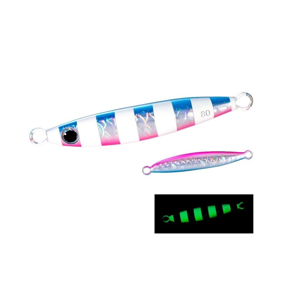 Shimano Ocea Fallshot 80 gr Jig - 004 AZ Blue Pink