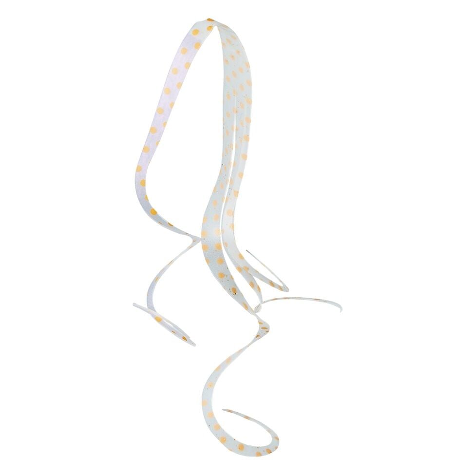 Gamakatsu Sakuragen Silicone Necktie Cascade Curly - 47 Glow Chroma Orange Spot