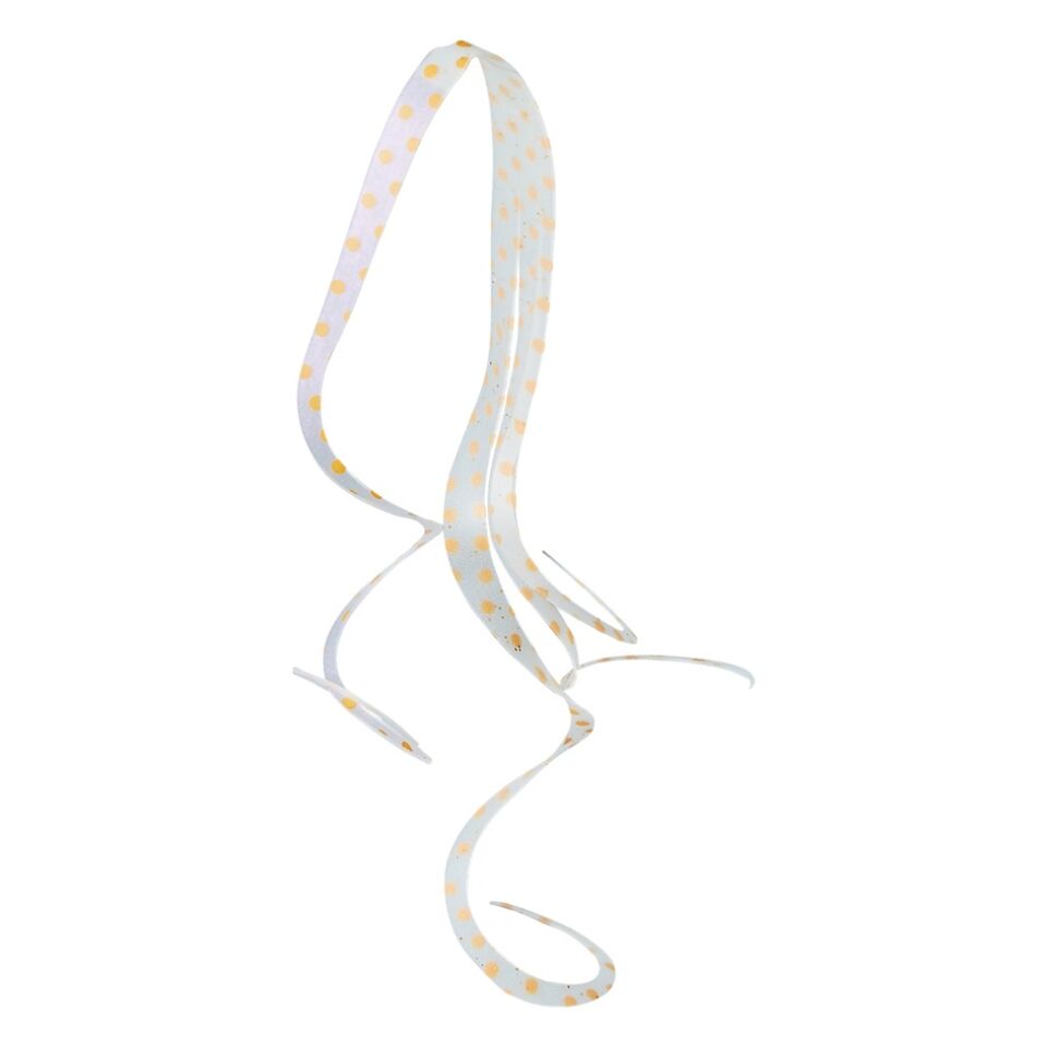Gamakatsu Sakuragen Silicone Necktie Cascade Curly - 47 Glow Chroma Orange Spot
