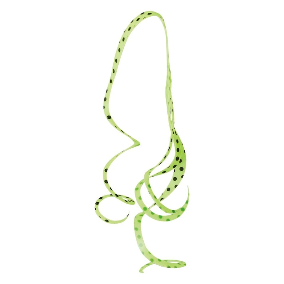 Gamakatsu Sakuragen Silicone Necktie Cascade Curly - 36 Chart Black Spot