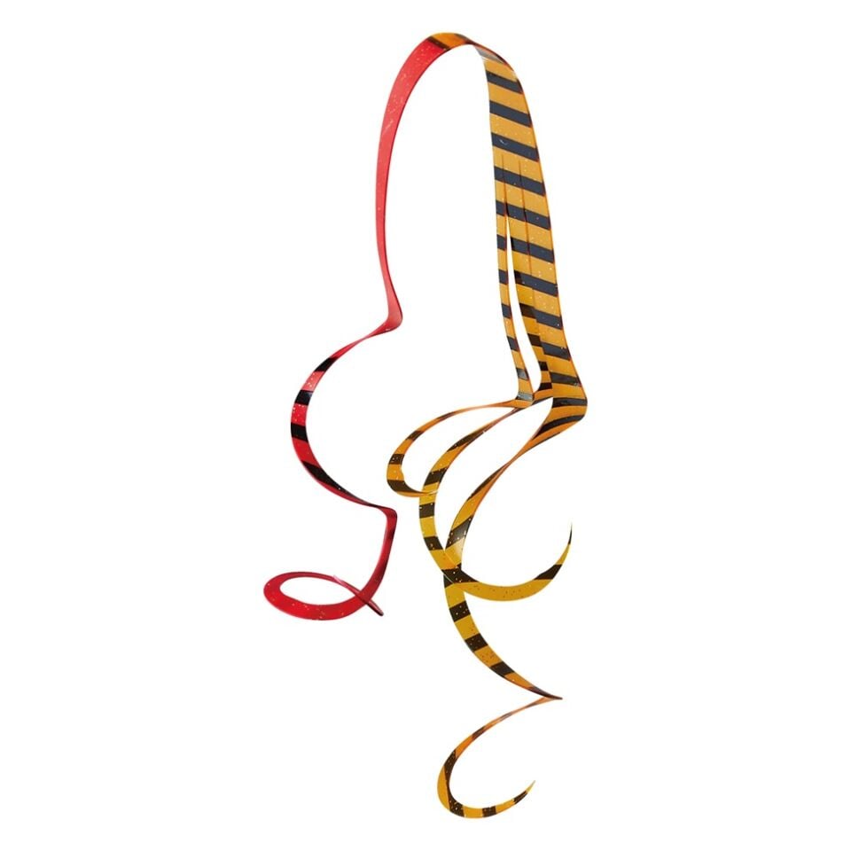 Gamakatsu Sakuragen Silicone Necktie Cascade Curly - 31 Dual Zebra