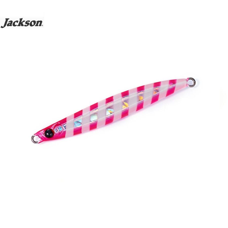 Jackson Metal Effect Stay Fall 80 gr Jig - PGP Platinum Gal Pink