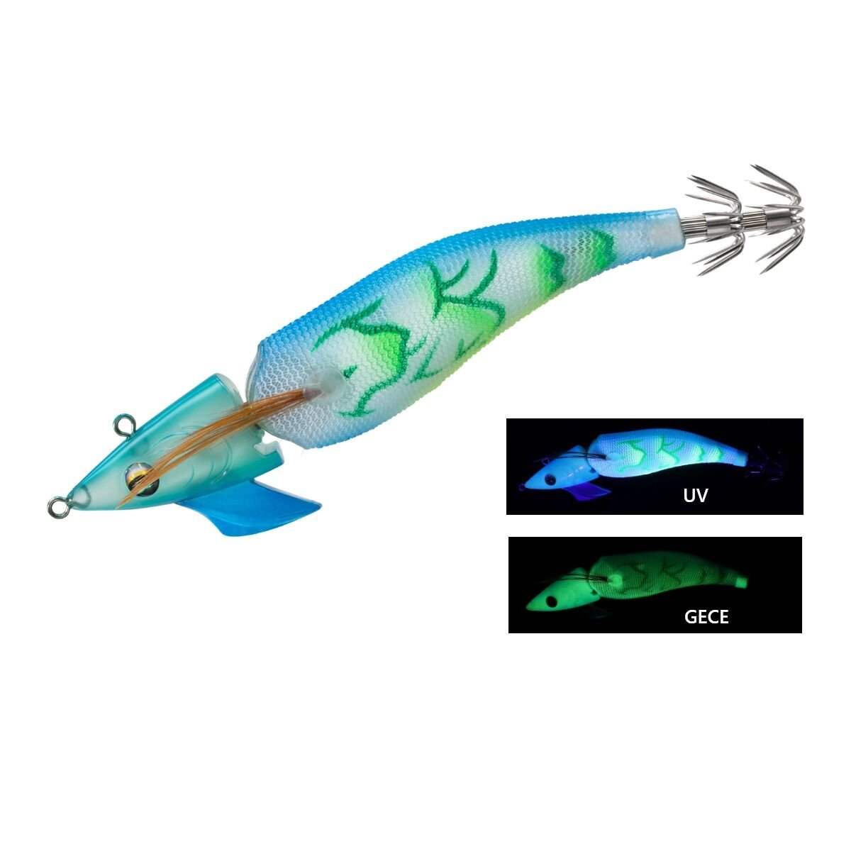 Daiwa Emeraldas Amorous Joint 3.5 Kalamar Zokası - Luminous Sky Shrimp