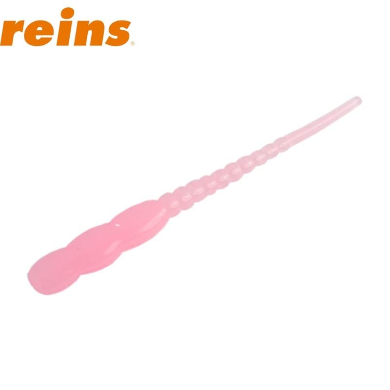 Reins Ajimit Aji Worm Silikon Yem - 105 - Glow Bubblegum