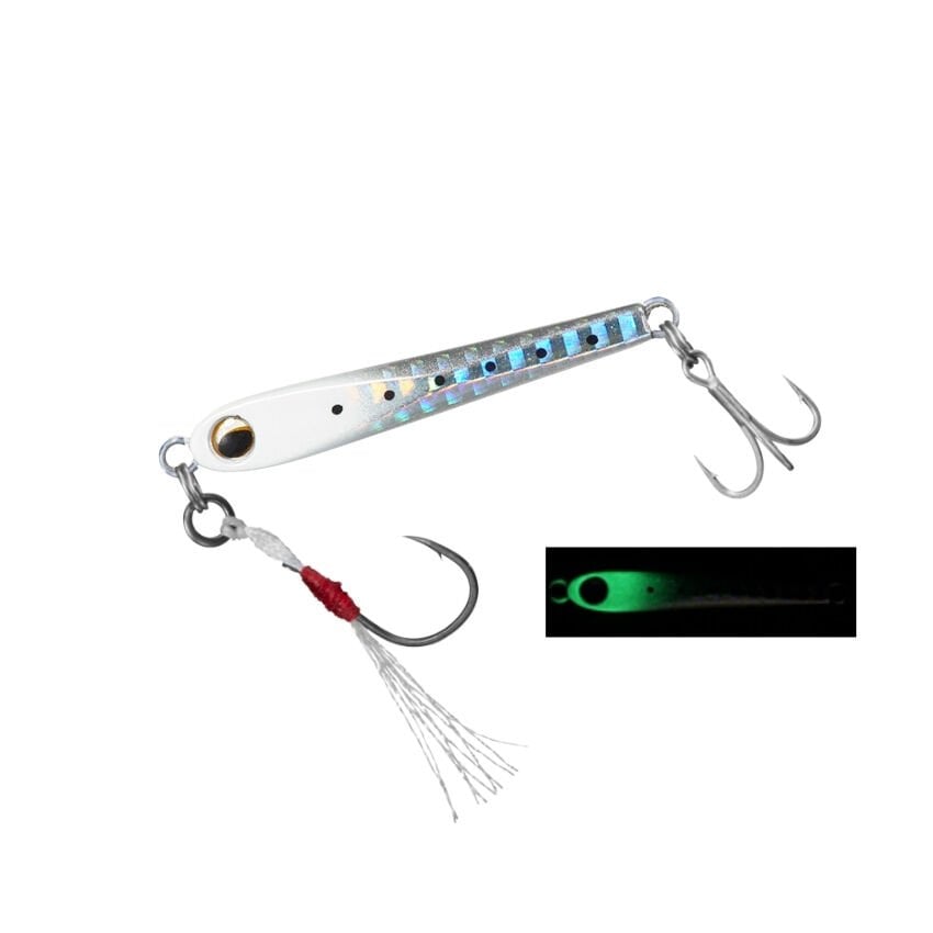 Daiwa Gekkabijin Prisoner 3 gr Metal Jig - Luminous Holo Shirasu