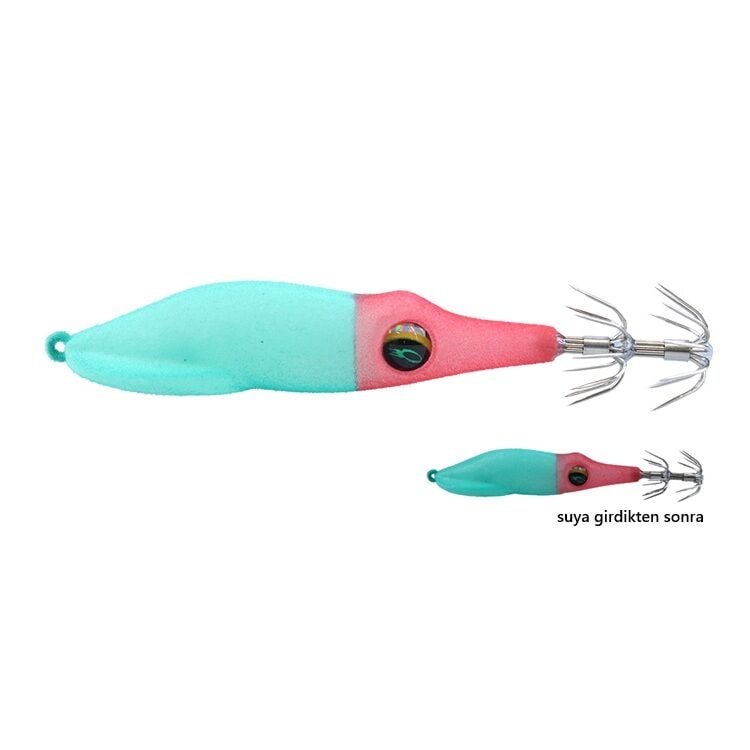 Daiwa Emeraldas Squid Metal Dropper Type SQ  F RV 1.8 Kalamar Zokası - Red Green