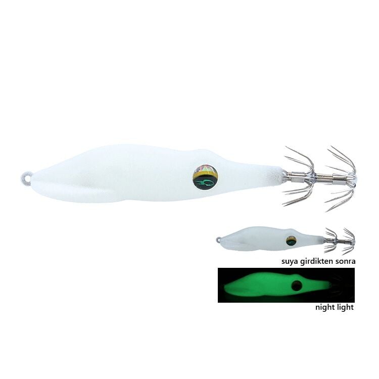 Daiwa Emeraldas Squid Metal Dropper Type SQ  F RV 1.8 Kalamar Zokası - Hi Luminous