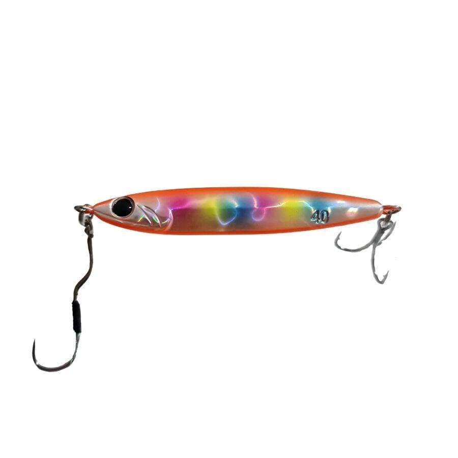 Zeake R Sardine 40 gr Jig - RS40908 - FSZ Rainbow UV Orange Frame(Special Color)
