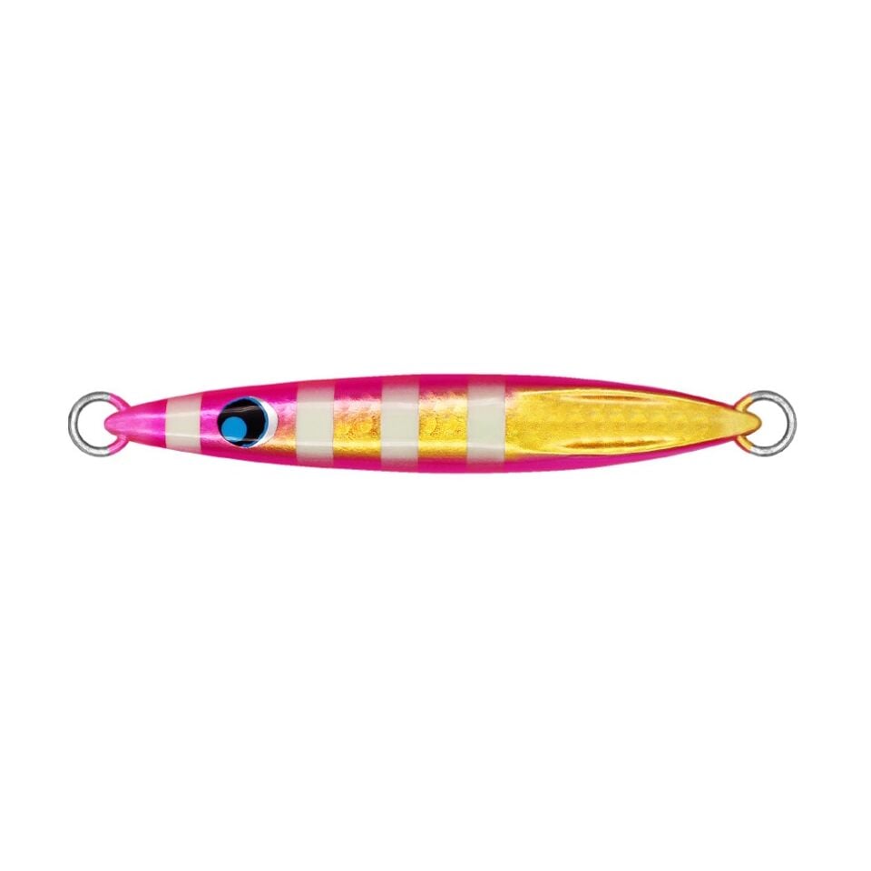 Uroco Chibi 60 gr Metal Jig - 007G Pink Gold Zebra Glow