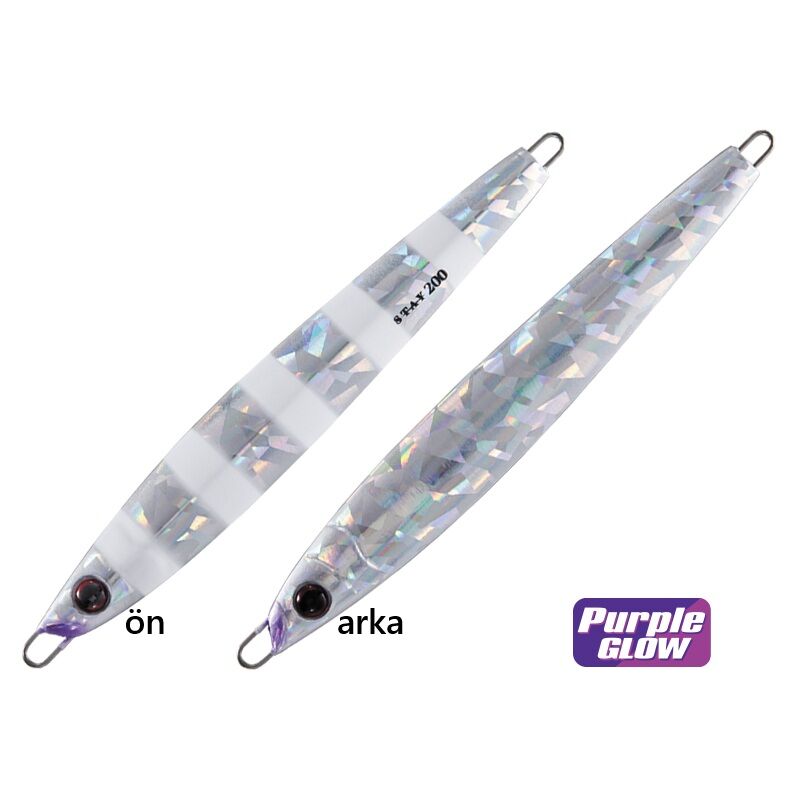 Shout Stay 60 gr Metal Jig - #165 Zebra Purple Glow
