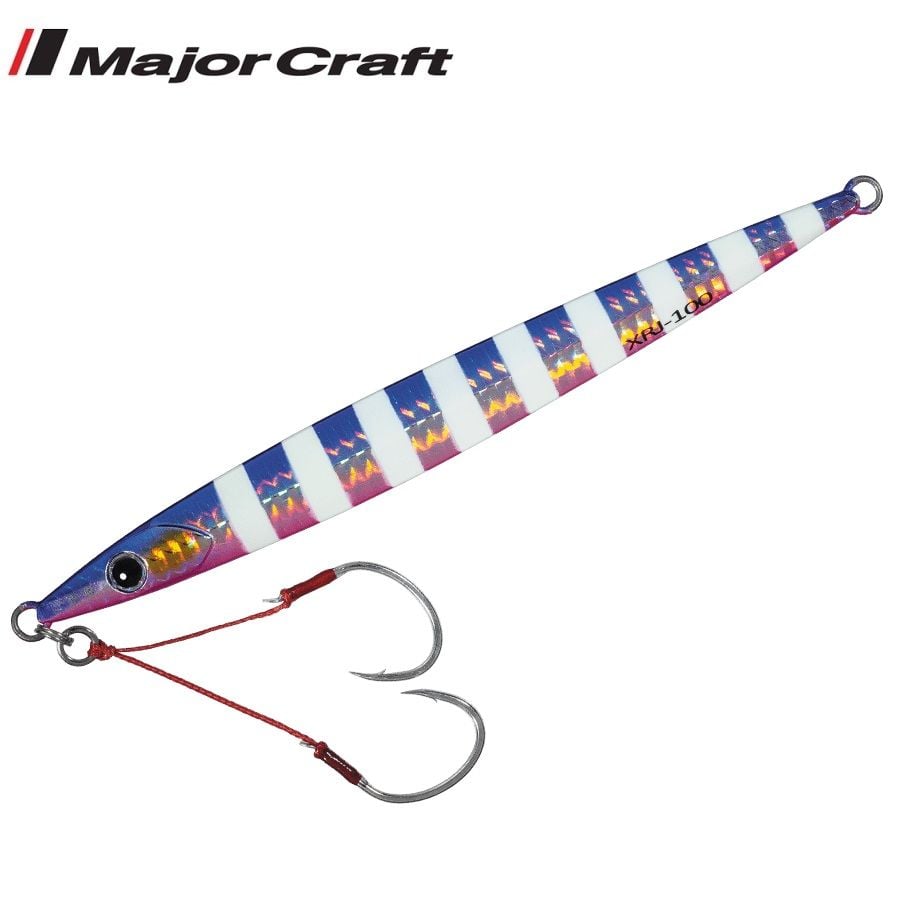 Major Craft Crossride Jig Heavy Metal 80 gr 009 Zebra Blue Pink
