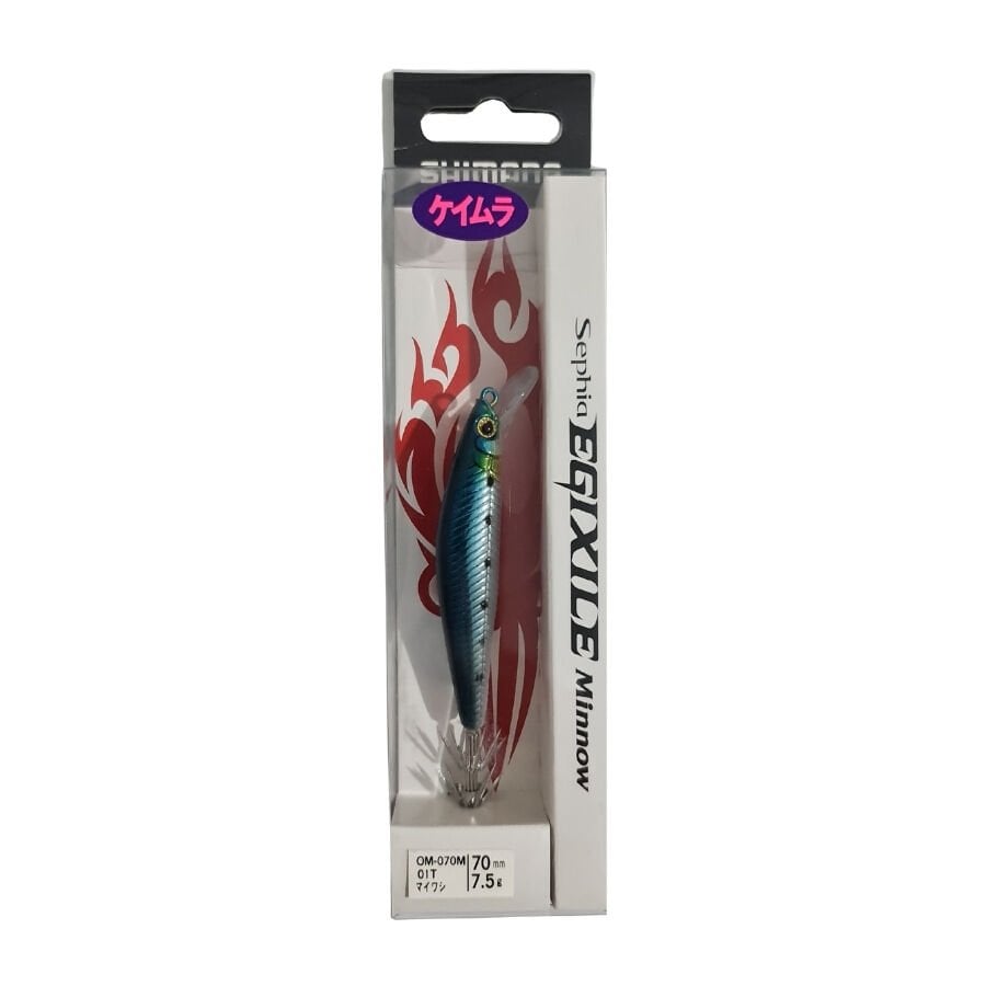 Shimano Egixile Minnow 70mm Kalamar Sahtesi - 01T Sardine