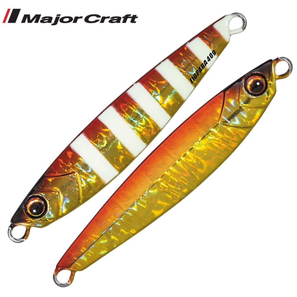 Major Craft Jigpara Short 60 gr Jig - 2Ton Red Gold Zebra